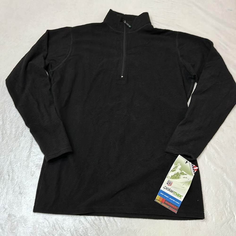 PolarMax (4.0) QUATTRO FLEECE ZIP MOCK  XTREME BASELAYER - Black